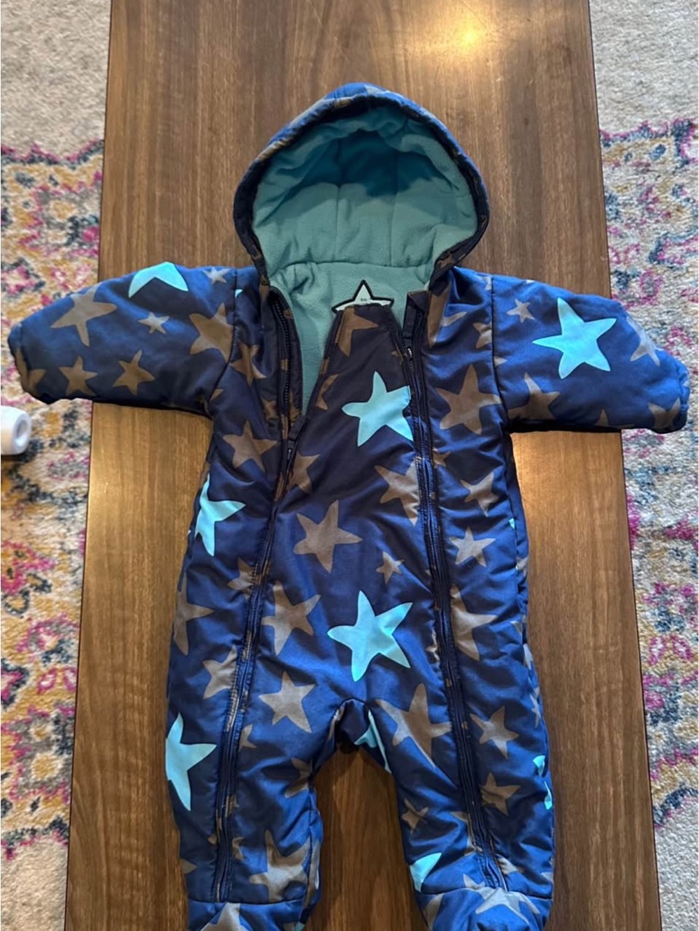 George Navy Blue Star-Print Snowsuit